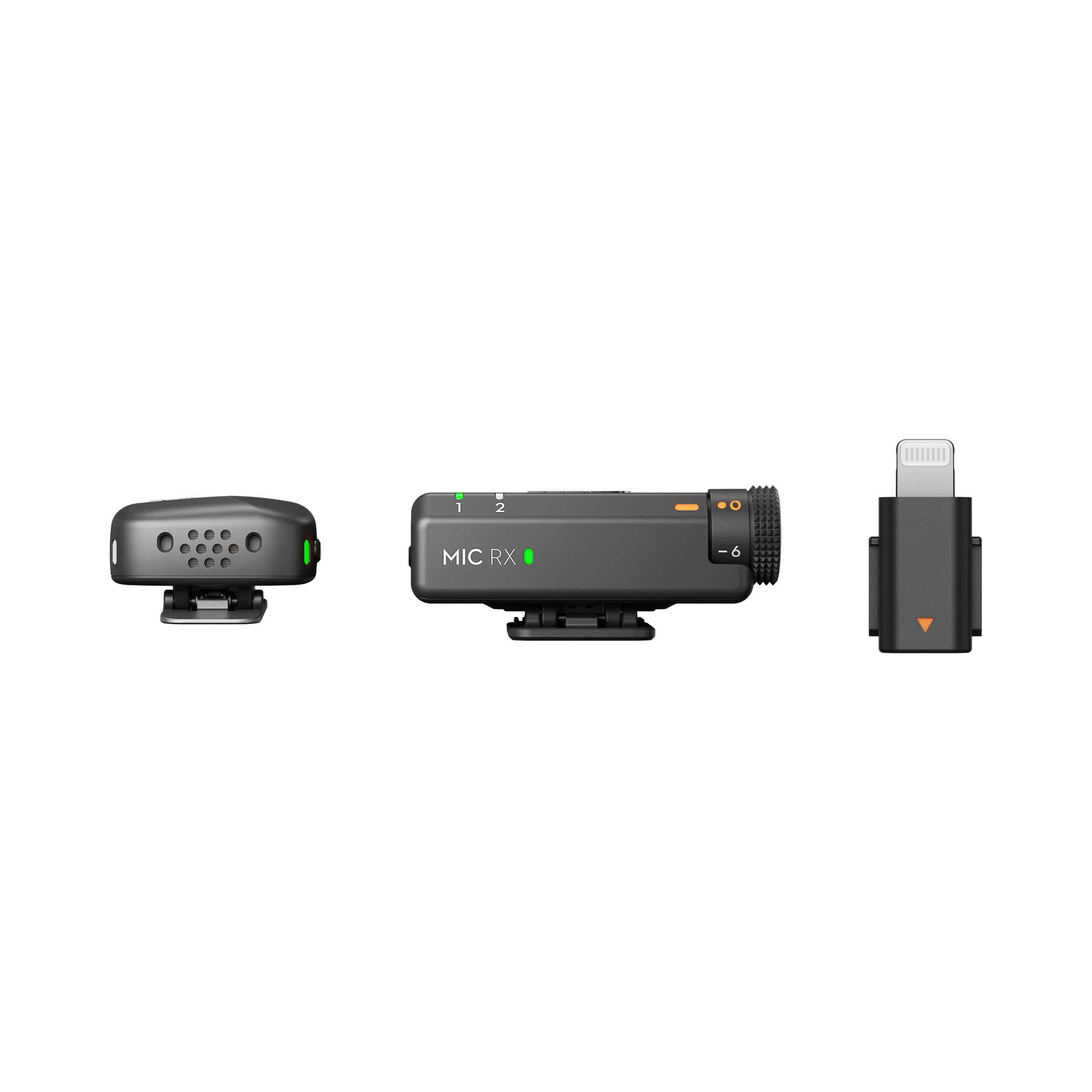 DJI Mic Mini — DJI Mic Mini (1 TX + 1 RX) + Mobile Phone Adapter (Lightning)